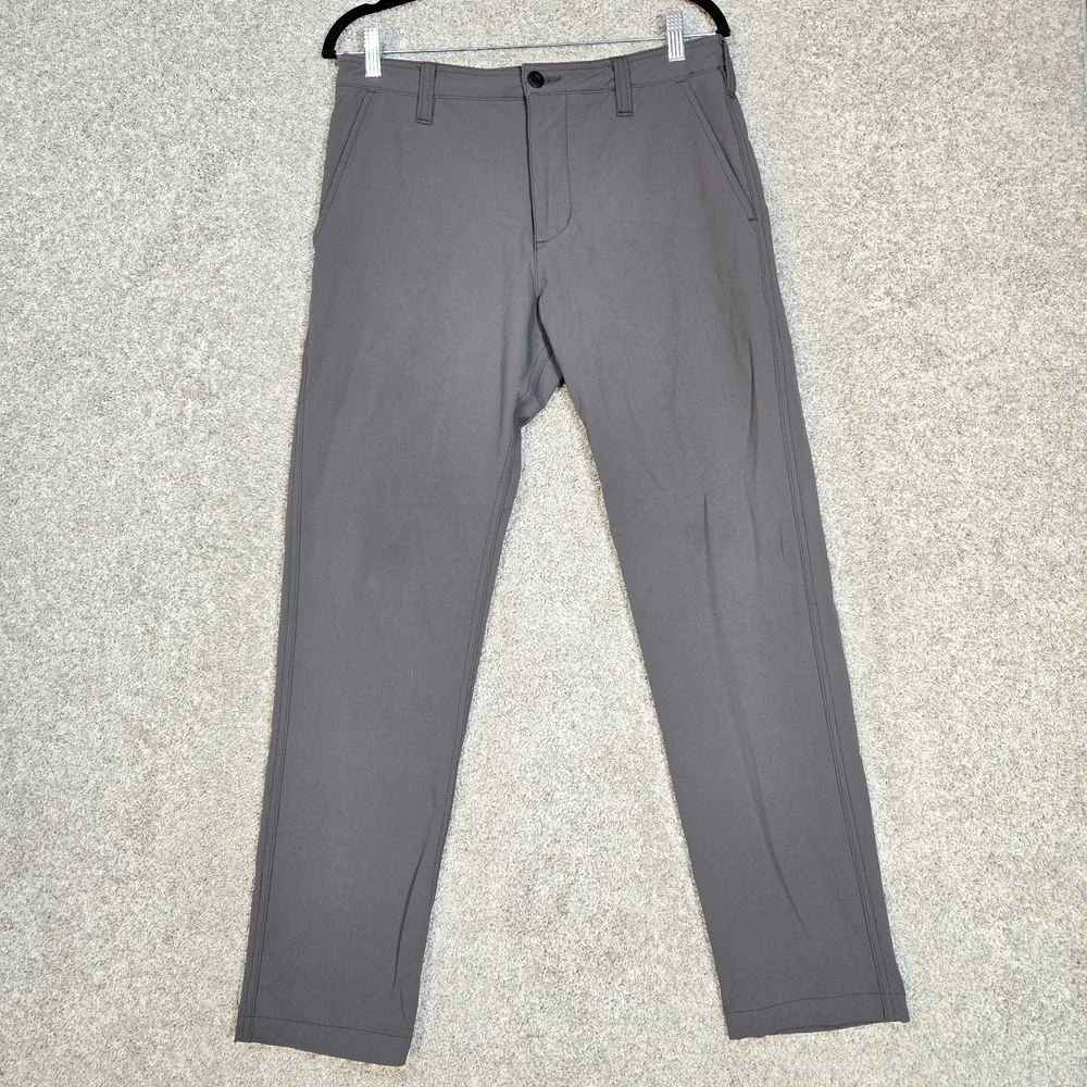 American Giant Pants Mens 30x30 Gray Performance Chino Stretch USA Made